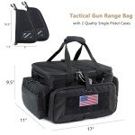 VIGEGARI Tactical Large Pistol Range Bag