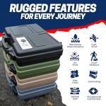 Lockable Pistol Case - TSA Approved, 12.3" x 10.5