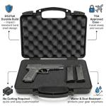 Lockable Pistol Case - TSA Approved, 12.3" x 10.5