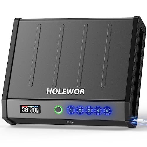 Biometric Gun Safe with USB C and LCD Display