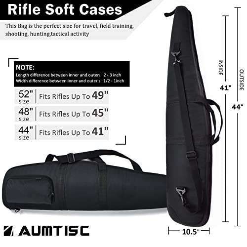 AUMTISC Padded Soft Rifle Case Bag, Black 44