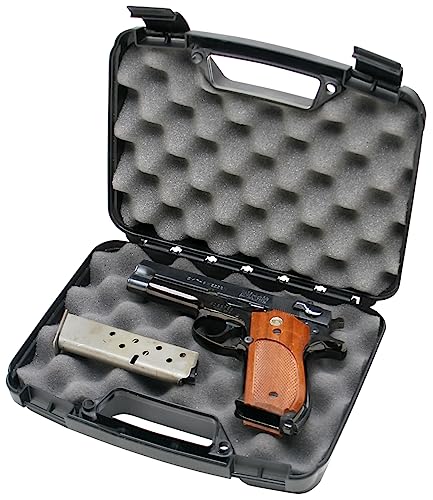 MTM Pistol Case for 4" Revolvers, Black