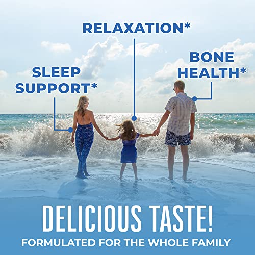 MaryRuth Organics Nighttime Liquid Multimineral Supplement | Sugar Free | Natural Sleep Support for Adults & Kids | Magnesium, Calcium & MSM | Coconut Flavor | Vegan | Gluten Free | 32 Servings