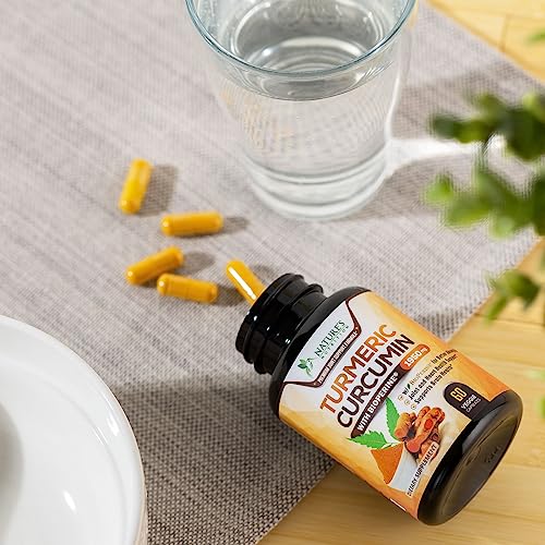 Turmeric Curcumin with BioPerine 95% Standardized Curcuminoids 1950mg - Black Pepper for Max Absorption, Natural Joint Support, Nature's Tumeric Extract, Herbal Supplement, Non-GMO - Parent