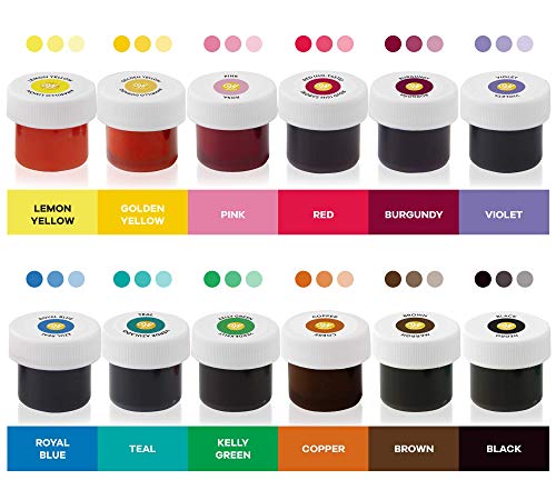 Wilton Icing Colors 12-Piece Gel Food Coloring Set