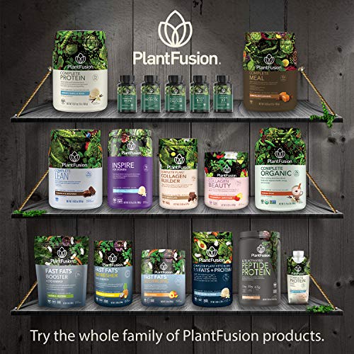 Vegan Iron Supplements from PlantFusion, Premium Plant Based Iron Supplements for Women and Men (25mg), Plus Folate & B12, 90 Veggie Capsules