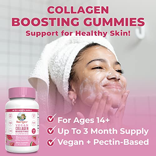 Collagen Boosting | Collagen Boosting Gummies | Skincare Supplement | Collagen Boost Supplements | Supplement for Hair Skin & Nails | Joint Support | Vegan | Non-GMO | Gluten Free | 90 Servings…