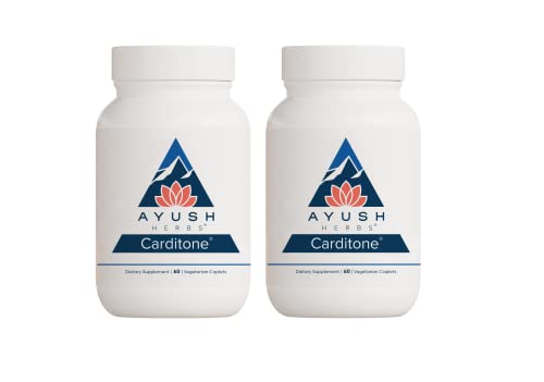 Ayush Herbs - Carditone 60 caplets (Pack of 2)