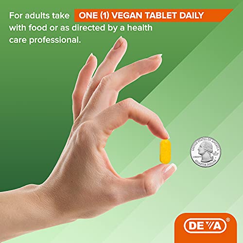Deva Vegan Glucosamine MSM & CMO, Improved Formula Plus Hyaluronic Acid, CMO, Turmeric Extract, Boswellia Extract with Non Animal Ingredients, 90 Tablets