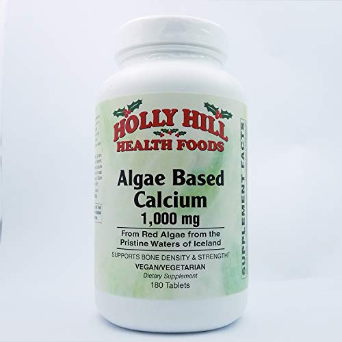 Holly Hill Health Foods Algae Based Calcium 1,000 mg, 180 Tablets