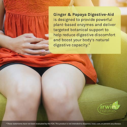 Irwin Naturals Ginger & Papaya Digestive-Aid 60 Liquid Softgel