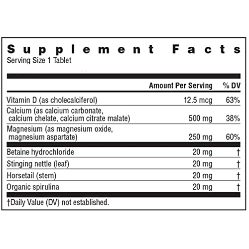 Rainbow Light - Food-Based Calcium with Magnesium & 500 IU of Vitamin D3 Supplement