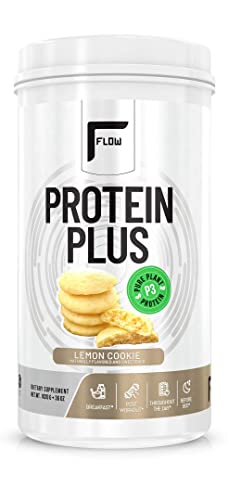 Flow Supplements by Zachary Levi | Protein Plus Plant Based Pumpkin Watermelon Seed Pea Protein AMINO9 | Zero Soy Gluten Dairy Sugar | Natural Flavors, 2.6 Pound
