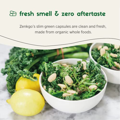 Zenkgo Women's Vitamins + Probiotics 25B CFU + Organic Whole Foods, Supports Immunity, Digestion, Energy, Daily Vitamins A, E, B6, B12, Vegan D3, K2 (MK-7), Folate, Minerals, Superfoods(60Ct/30Day)