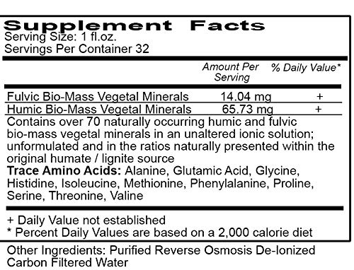Vital Earth Minerals Fulvic-Humic Mineral Blend - 32 fl oz ( 5 Pack )