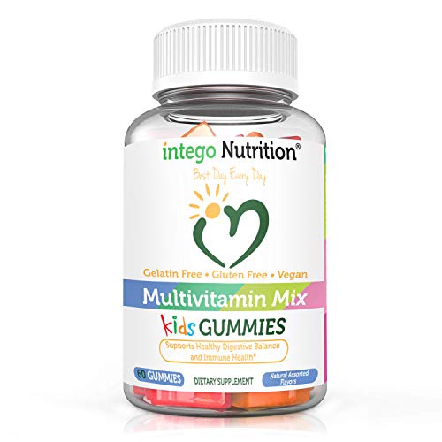 Intego Nutrition Gummies Supplement (60 Count) for Kids | Soft Chew Gummy Supplements | Vegetarian, Non-GMO, Gluten-Free & Made in The USA