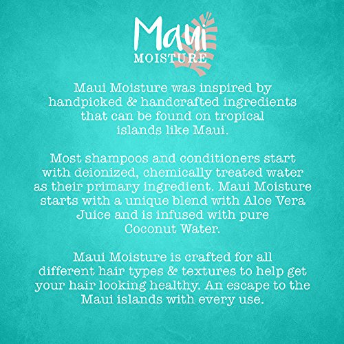 Maui Moisture Curl Quench + Coconut Oil Anti-Frizz Curl-Defining Hair Milk to Hydrate and Detangle Tight Curly Hair, Softening Leave-In Treatment, Vegan, Silicone & Paraben-Free, 8 fl oz