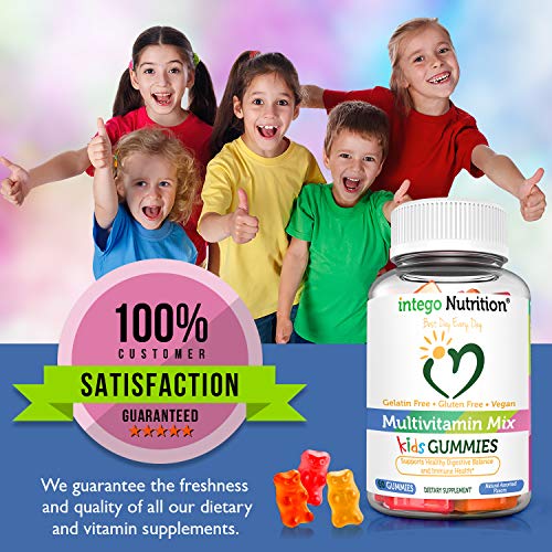 Intego Nutrition Gummies Supplement (60 Count) for Kids | Soft Chew Gummy Supplements | Vegetarian, Non-GMO, Gluten-Free & Made in The USA