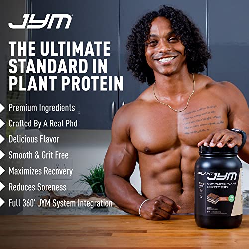 Plant JYM Dairy Free Plant Protein for Recovery, 5g BCAA, Lactose Free, Gluten Free for Men & Women