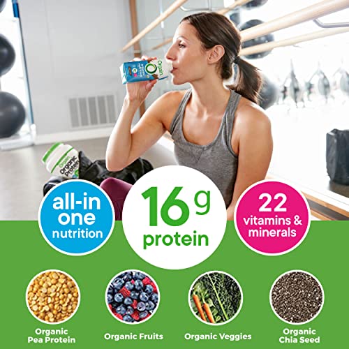 Orgain Organic Nutritional Vegan Protein Shake, Smooth Chocolate - 16g Plant Based Protein, Meal Replacement, 22 Vitamins & Minerals, Gluten & Soy Free, 11 Fl Oz (Pack of 12) (Packaging May Vary)