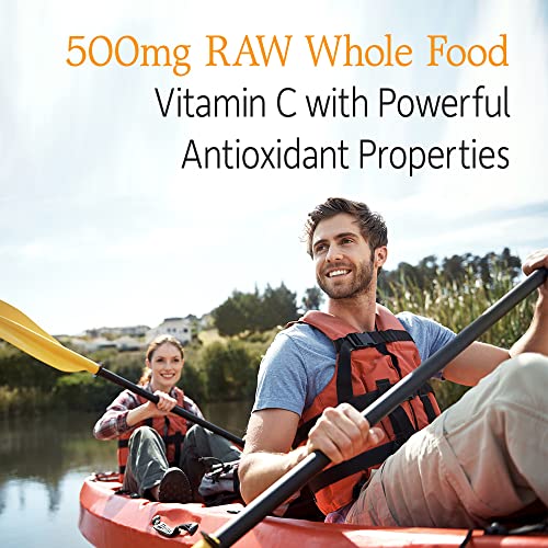 Garden of Life Raw Calcium Supplement, 120 Capsules & Vitamin C - Vitamin Code Raw Vitamin C - 120 Vegan Capsules