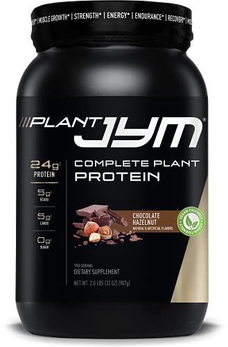 JYM Supplement Science Plant Jym Chocolate Hazelnut, 2 Lb, Chocolate Hazelnut, 2 Pound, Brown