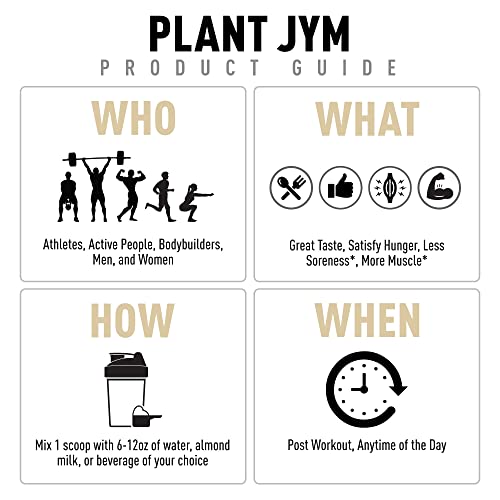 JYM Supplement Science Plant Jym Chocolate Hazelnut, 2 Lb, Chocolate Hazelnut, 2 Pound, Brown