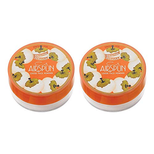Airspun Loose Face Powder, 070-24 Translucent, 2.3 Oz, 2 Count (Pack of 1)