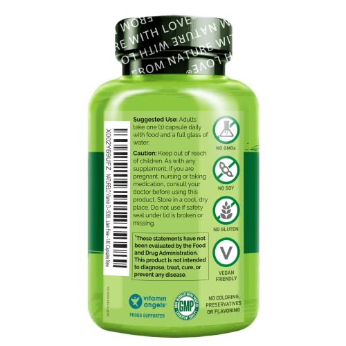 NATURELO Vitamin D - 5000 IU - Plant Based from Lichen - Natural D3 Supplement for Immune System, Bone Support, Joint Health - Vegan - Non-GMO - 180 Mini Capsules (Pack of 2)