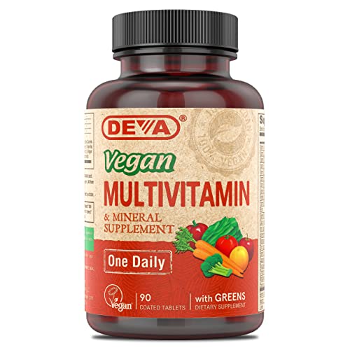 Deva Vegan Vitamins Daily Multivitamin & Mineral Supplement 90 tablets (Pack of 1)
