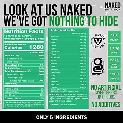 NAKED nutrition Chocolate Vegan Weight Gainer
