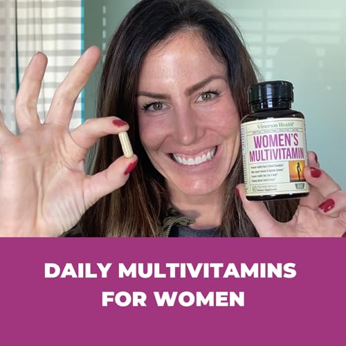 Multivitamin for Women - Women's Multivitamin & Multimineral Supplement for Energy, Focus, Mood, Hair, Skin & Nails - Womens Daily Multivitamins A, C, D, E, B12, Zinc, Calcium & More. Women's Vitamins