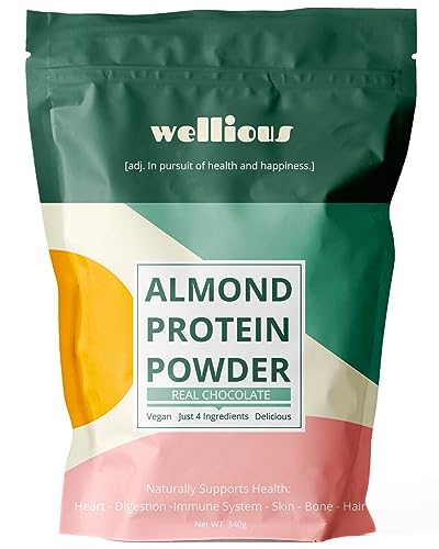 wellious – Clean Vegan Protein Powder – for Gut Health, Plant Based, Keto Friendly, No Sodium, High Fiber, Dairy Free, for Women and Men
