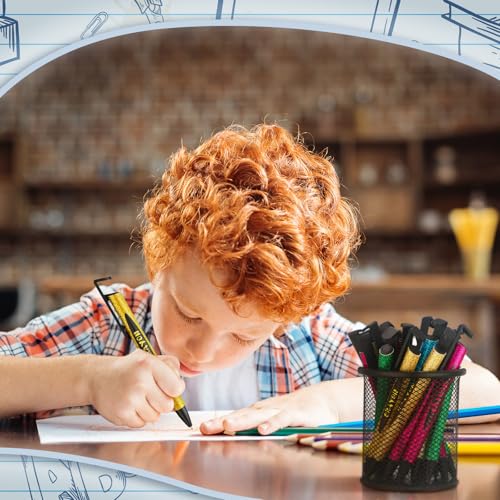 Humyoun 24 Pcs Crayon Appreciation Gifts Pens Crayon Ballpoint Pen Crayon Themed Accessories Multicolor Crayon Pen Birthday Gifts for Teacher's Day Men Women Classroom Office Party Favor, 4 Styles