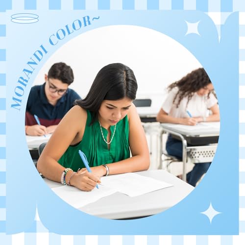 Fulmoon 150 Pcs No Bleed Click Pens Bulk Retractable Ballpoint Pens 1.0 mm Medium Point Smooth Ink Pens Bulk(Blue)