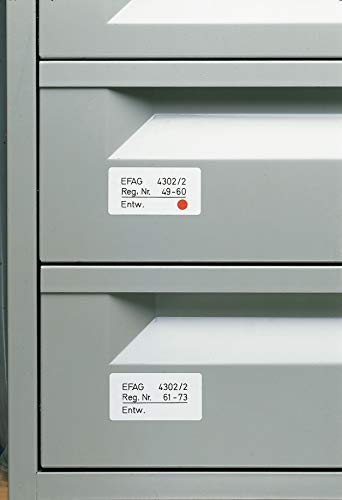 HERMA 3653 Multi-Purpose Labels, 90 Pieces, 12 x 34 mm, 18 per Sheet, Self-Adhesive, Household Labels for Writing on for Calendar, Planner, Crafts, Matt, Blank Paper Adhesive Labels Stickers, Blue