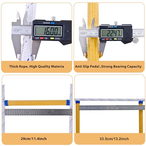 Portable 9.8FT Fire Escape Rope Ladder