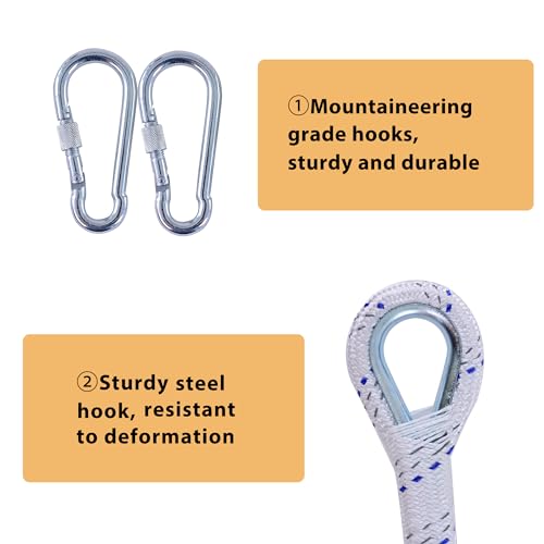 Portable 9.8FT Fire Escape Rope Ladder