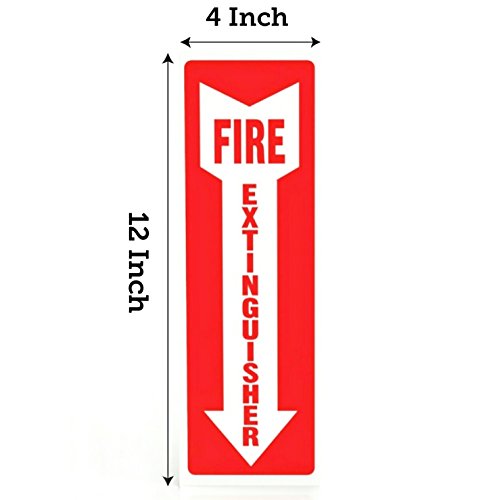 Fire Extinguisher Safety Sign - 12 Pack