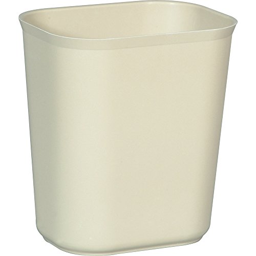 Fire Resistant Wastebasket 14 Qt - Beige