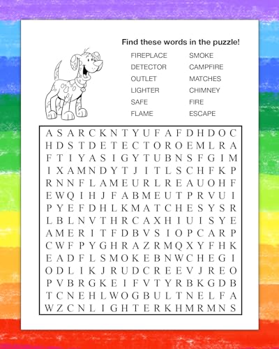 Firefighter Educational Coloring Books - 25 Pack