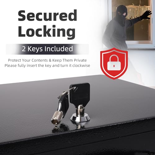 Fireproof Document Box and Money Bag Set