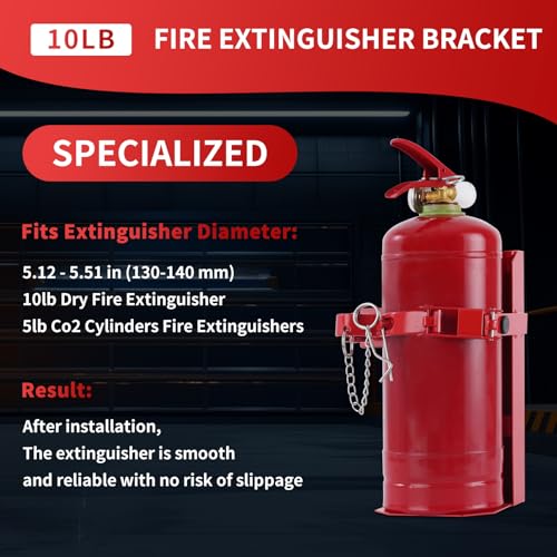 Heavy Duty Fire Extinguisher Wall Mount Bracket