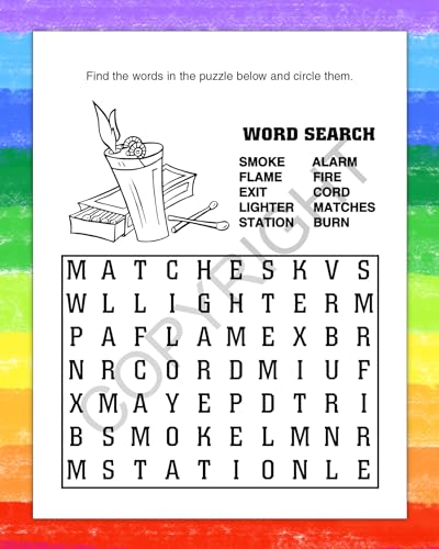 ZoCo Fire Safety Coloring Books for Kids
