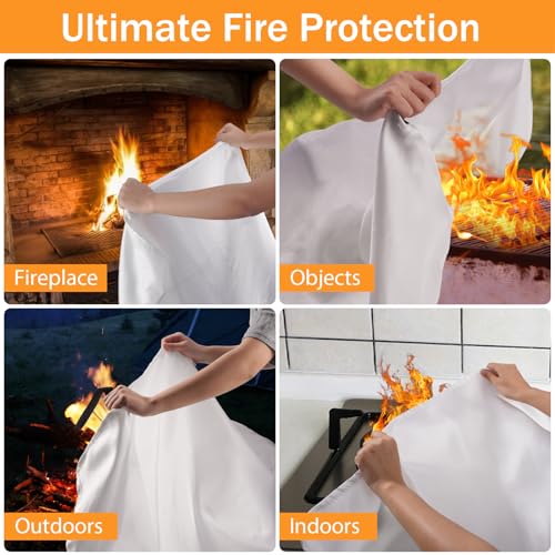 KANHIRO Fire Suppression Blanket - 5 Pack