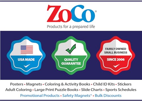 ZoCo Fire Safety Coloring Books for Kids