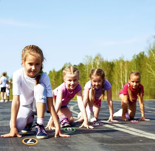 36PCS Classroom Floor Number Spot Markers