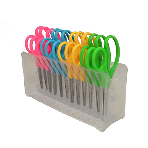 Westcott Kids' Safety Scissors, Assorted, 12 Pack