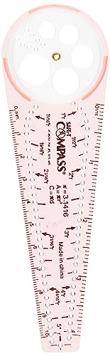 Orange SAFE-T Compass for Classroom Geometry Fun