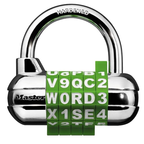 Custom Word Combination Padlock - Assorted Colors